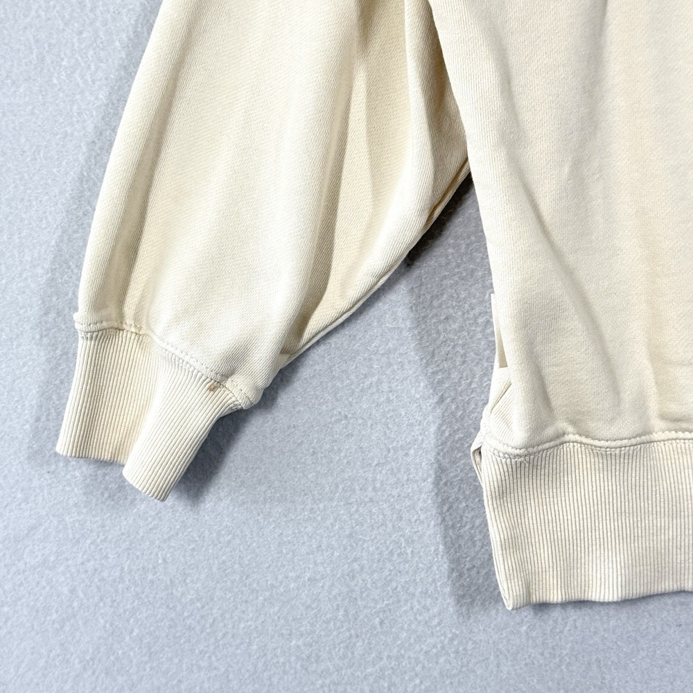 Disneyland Resort Sweatshirt Size XS Happiest Place on Earth Embroidered Cream - Picture 9 of 12